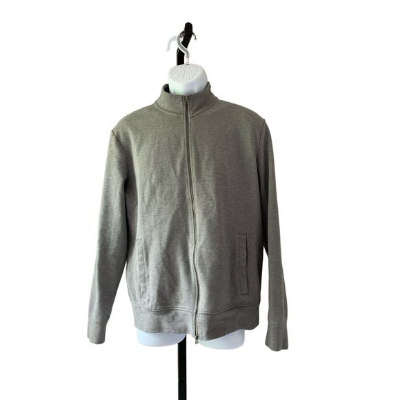 Men’s Gray Zip Up Sweater - Picture 1 of 4